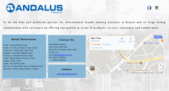 Desktop Screenshot of andalus.com.kw